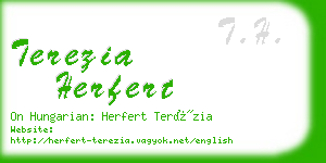 terezia herfert business card